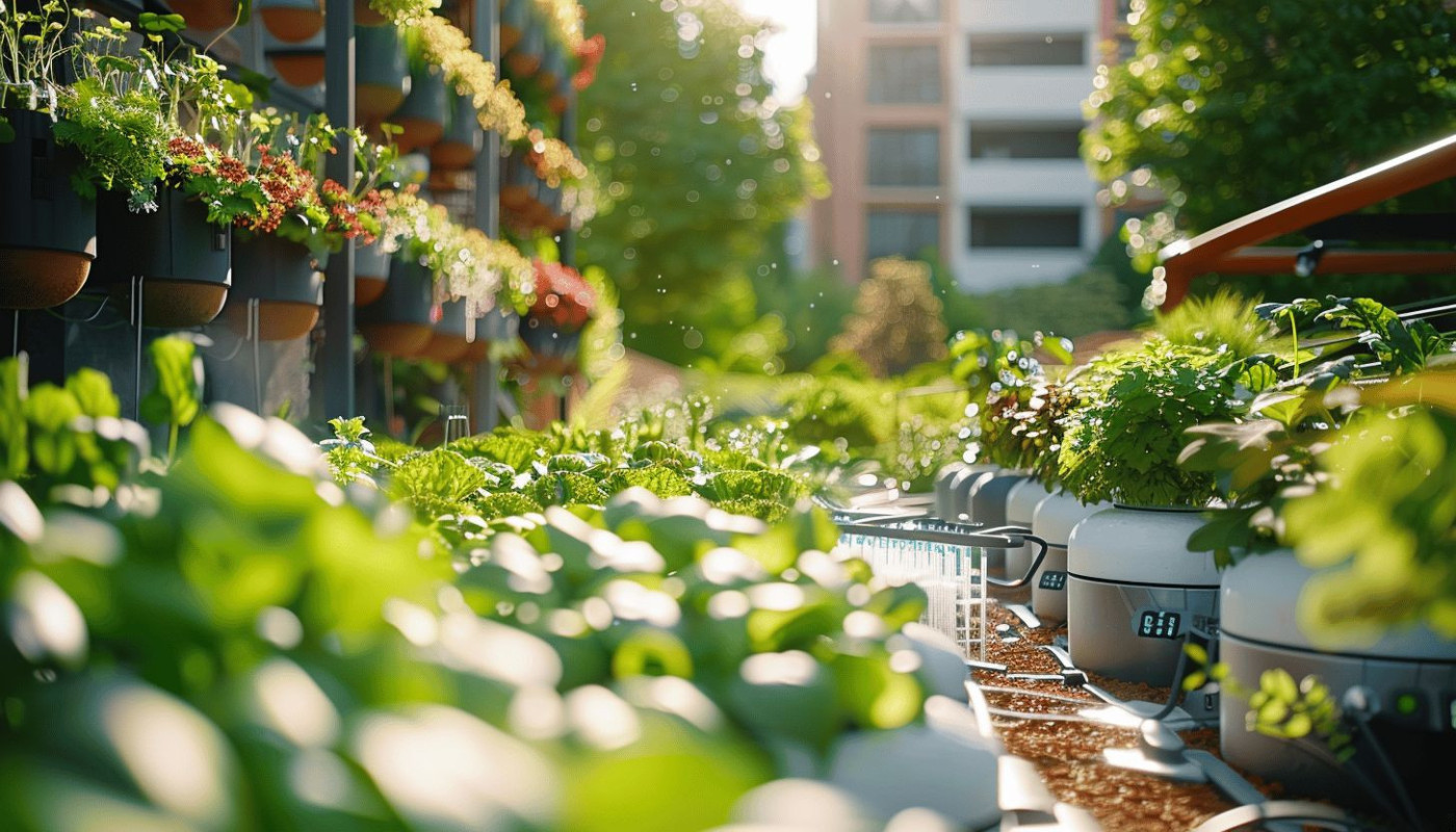 Science/High-Tech - Jardins intelligents Des technologies pour une agriculture urbaine efficace